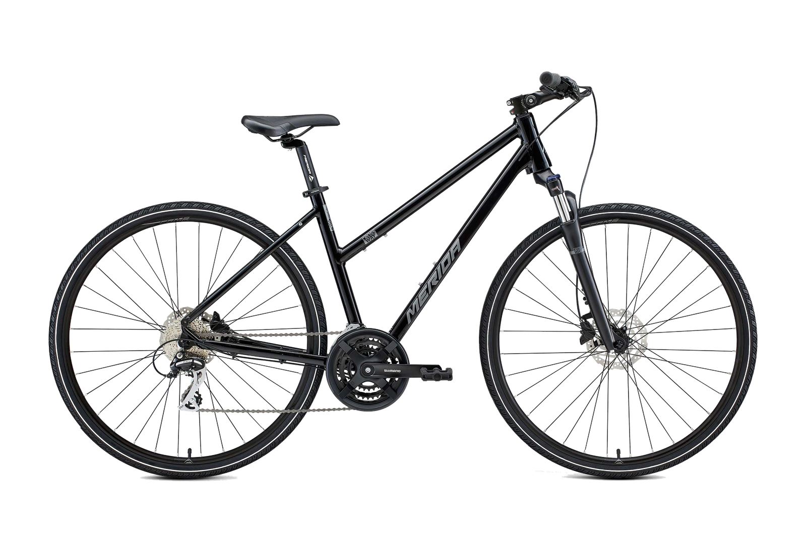 Merida Crossway 20 Low Step – Black Hybrid